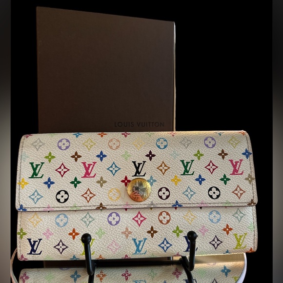 LOUIS VUITTON MURAKAMI Sarah Wallet like new! Pristine condition! With box! - Picture 1 of 11
